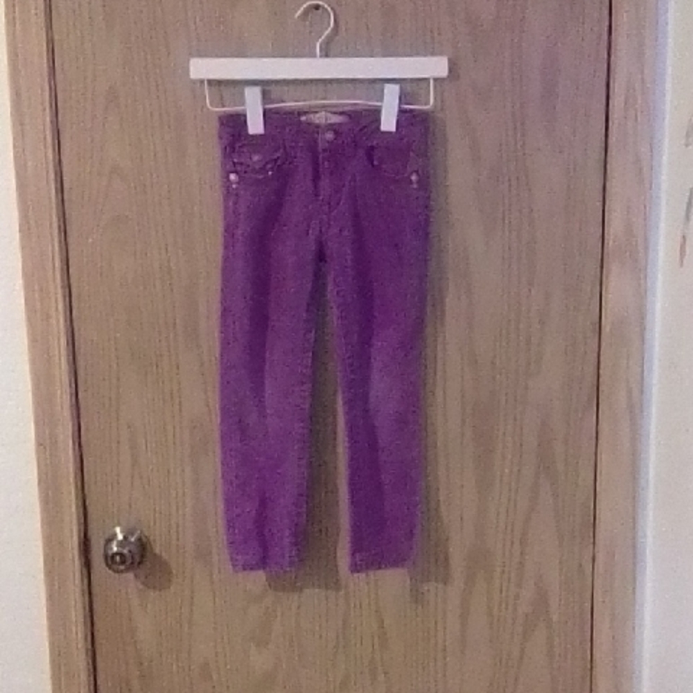 Vibrant Purple Kids Jeans